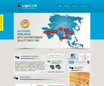 Lightlift.com(Material Handling Equipment) Screenshot