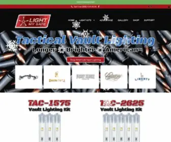 Lightmysafe.com(USA Gun Safe Lighting Kits) Screenshot