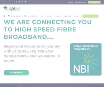 Lightnet.ie(Next Generation Bandwidth) Screenshot