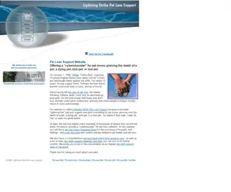 Lightning-Strike.com(Lightning Strike Pet Loss Support) Screenshot