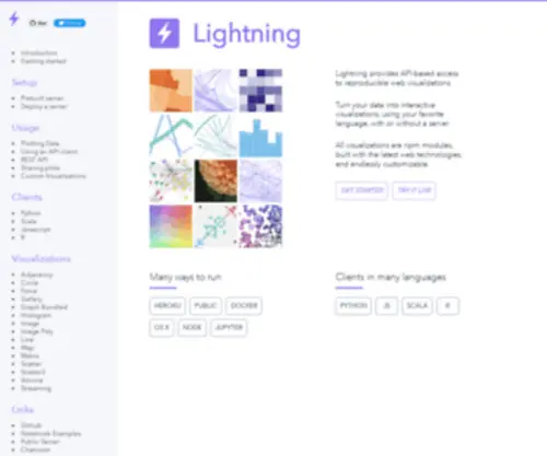 Lightning-Viz.org Screenshot
