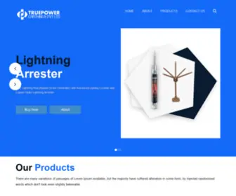 Lightningarrester.net(Truepower Earthing) Screenshot
