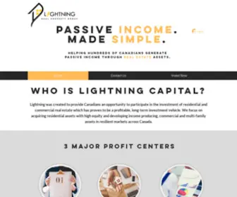 Lightningcapital.ca(My Site) Screenshot