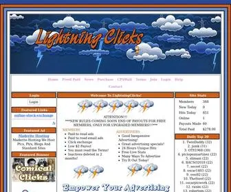 Lightningclicks.com(Lightningclicks) Screenshot