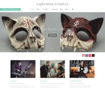 Lightningcosplay.com(Lightning Cosplay) Screenshot