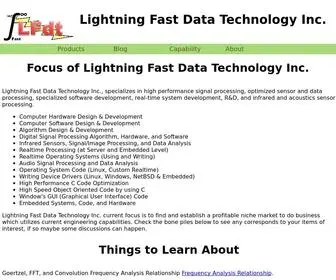 Lightningfastdata.com(Lightning Fast Data Technology Inc) Screenshot