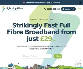 Lightningfibre.co.uk(Lightning Fibre) Screenshot