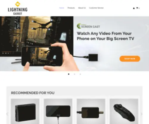 Lightninggadget.com(Lightning Gadget Lightning Gadget) Screenshot