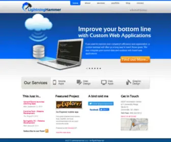 Lightninghammer.com(Web Development and Mobile Apps) Screenshot