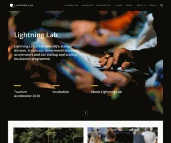 Lightninglab.co.nz(Startup hub) Screenshot