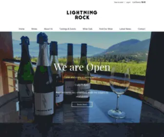 Lightningrockwinery.com(Lightningrockwinery) Screenshot