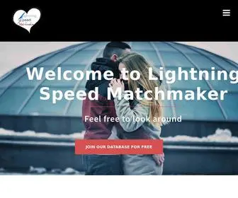 Lightningspeedmatchmaker.com(Lightning Speed Matchmaker) Screenshot