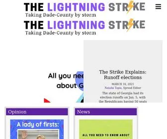 Lightningstrikenews.com(The Student News Site of Dr) Screenshot