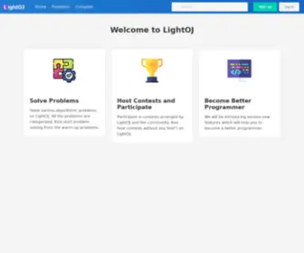 Lightoj.com(Home) Screenshot