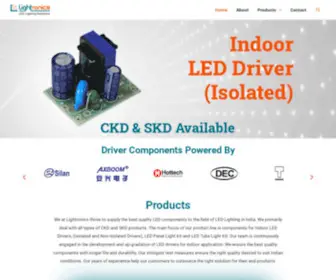 Lightronics.in(Led Lighting in India) Screenshot