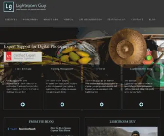 LightroomGuy.com(Expert Support for Digital Photography ®) Screenshot