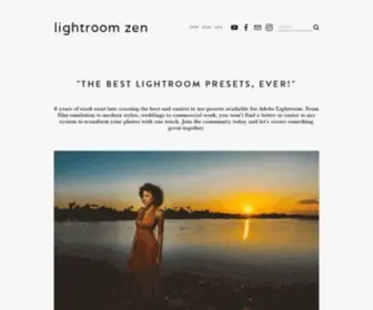 LightroomZen.com(Lightroom Zen) Screenshot