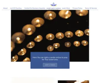 Lightsafecandle.com(Light Safe Candle) Screenshot