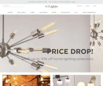 Lights.com(Modern Light Fixtures and Home Decor) Screenshot