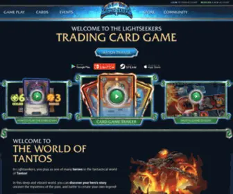 Lightseekers.com(Lightseekers Trading Card Game) Screenshot