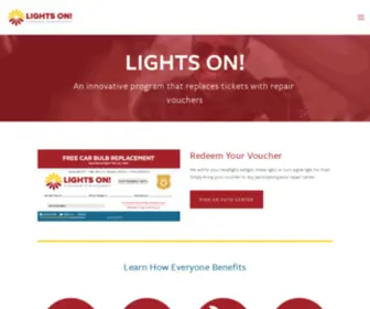 Lightsonus.org(Together we replace tickets with vouchers) Screenshot