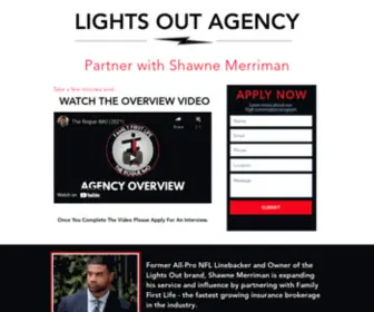 Lightsoutagency.com(Lights Out Agency) Screenshot