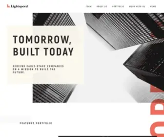Lightspeedvp.com(Lightspeed Venture Partners) Screenshot