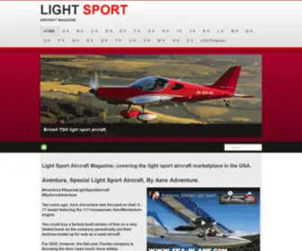 Lightsportaircraftmagazine.com(Light Sport Aircraft) Screenshot