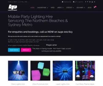 Lightstoparty.com.au(Lightstoparty) Screenshot