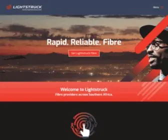 Lightstruck.co.za(Fibre Internet Providers of Choice) Screenshot