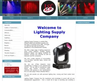 Lightsup.co.nz(Lighting Supply Company) Screenshot