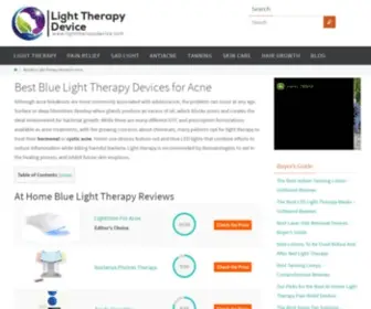 Lighttherapydevice.com(Best Blue Light Therapy Devices for Acne) Screenshot