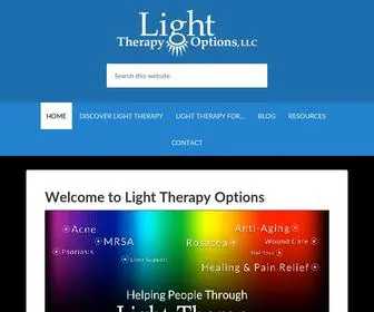 Lighttherapyoptions.com(Light Therapy Options) Screenshot