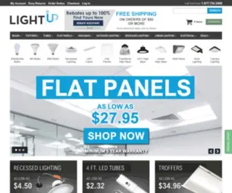 Lightup.com(LED lighting for homes) Screenshot