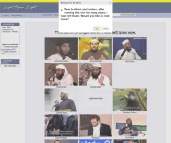Lightuponlight.com(Light Upon Light Islam) Screenshot