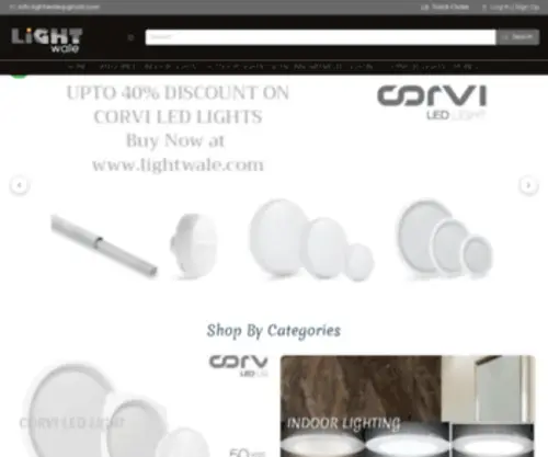 Lightwale.com(Corvi LED) Screenshot