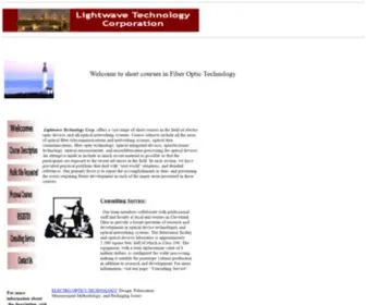 Lightwavetc.com(Fiber training and courses) Screenshot