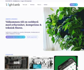 Lightweb.se(Webbyrå) Screenshot