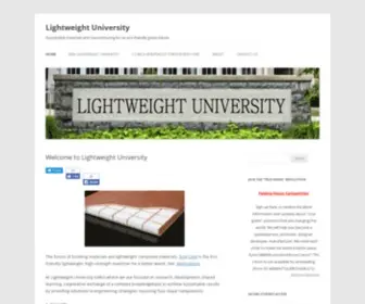 Lightweightuniversity.com(Lightweight University) Screenshot