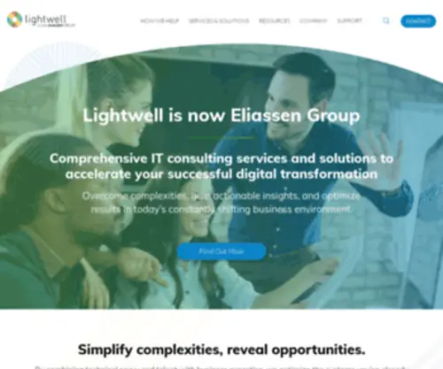 Lightwellconsulting.com(Digital Transformation) Screenshot