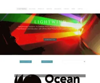 Lightwindcorp.com(Lightwind Spectroscopy Solutions) Screenshot