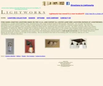 Lightworkslighting.com(Custom-Designed Reproduction Lighting) Screenshot