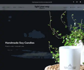 Lightyourwaycandle.com(Light Your Way Candle Co) Screenshot