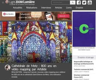 Lightzoomlumiere.fr(Light ZOOM Lumière) Screenshot