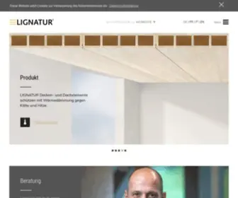 Lignatur.ch(Hersteller tragender Holz) Screenshot