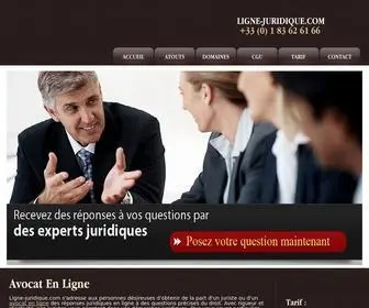 Ligne-Juridique.com(Avocat en ligne) Screenshot