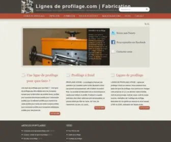 Lignesdeprofilage.com(Fabrication) Screenshot