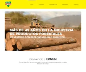 Lignum.com.gt(Lignum lider en productos de madera tratada ofrece) Screenshot