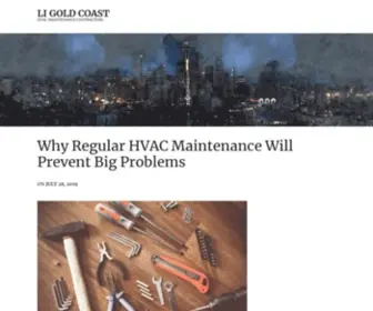 Ligoldcoast.com(LI Gold Coast Expert Heating) Screenshot