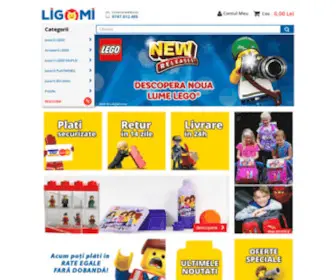 Ligomi-Jucarii.ro(Magazin online de jucarii pentru toate varstele. Peste 3000 de produse) Screenshot